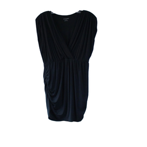 motherhood maternity black blouse